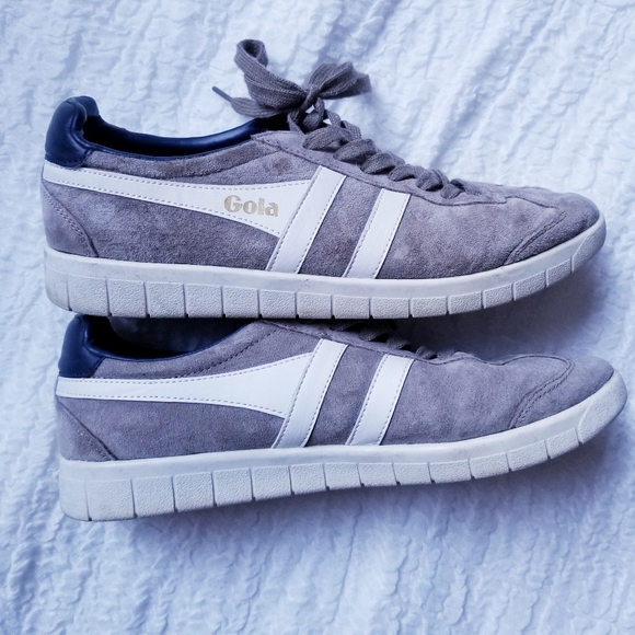 Gola Other - Gola Classics Men's Hurricane Suede Sneakers Navy/Off White/Brown Rhino